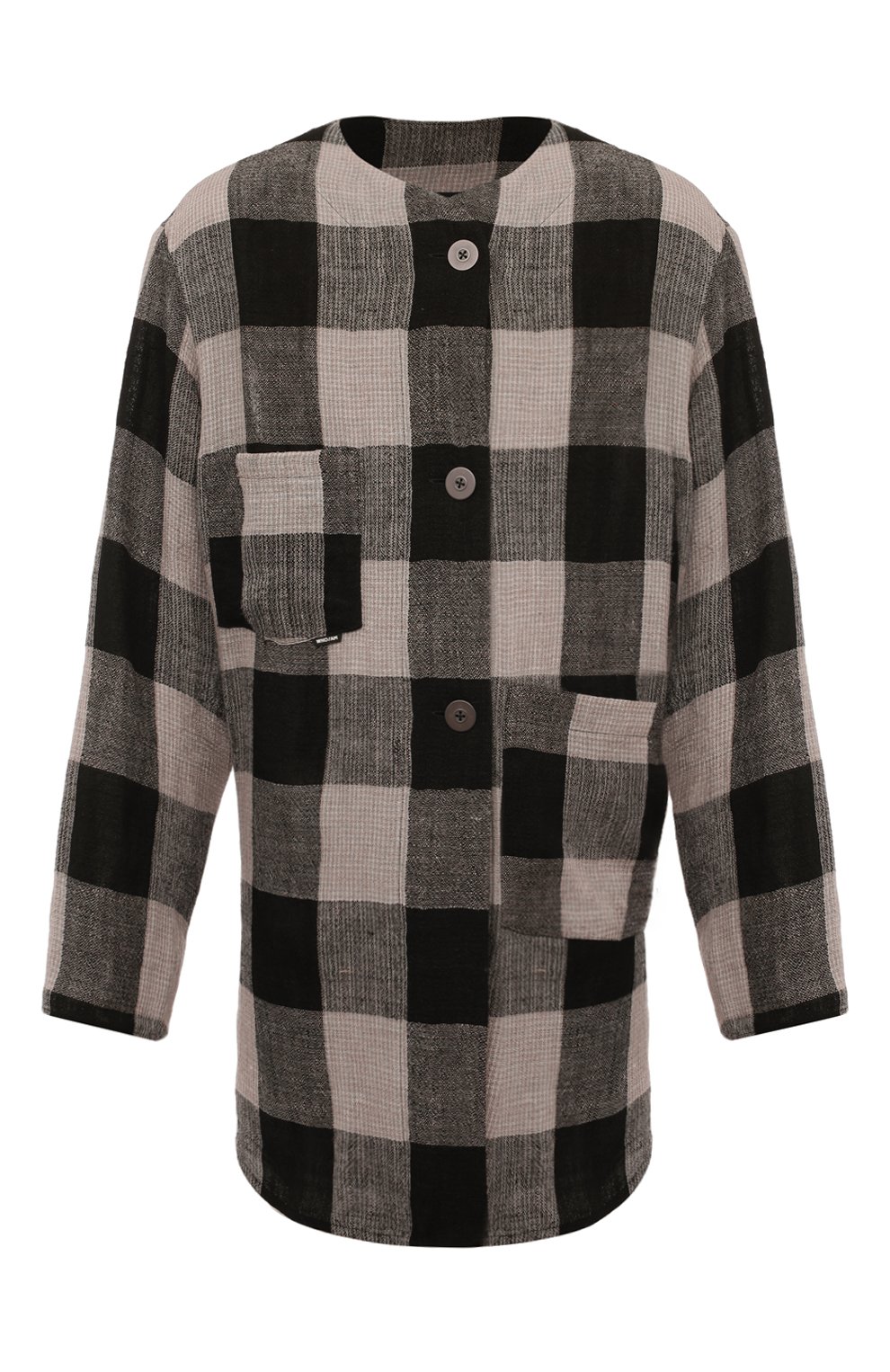 Льняная рубашка WHO_AM, арт. MC1-P229-BLK, фото 1