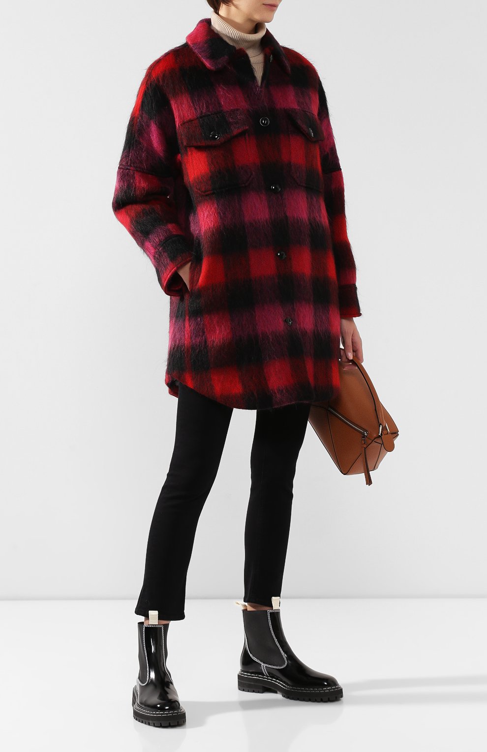 Пальто в клетку WOOLRICH, арт. WWCPS2846/UT1732, фото 2