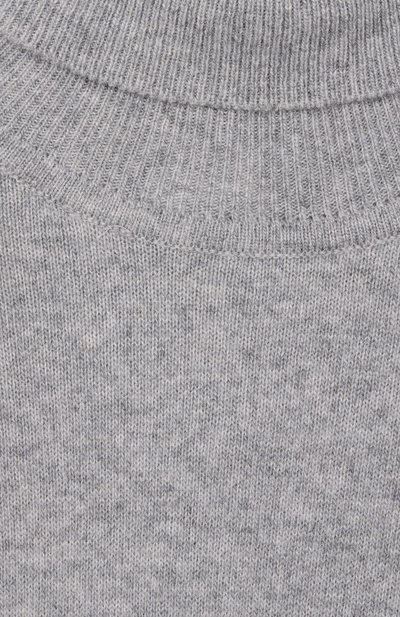 Кашемировая водолазка WOOL AND COTTON серого цвета по цене 16220 руб., арт. KRUSV-621, фото 3 Кашемировая водолазка WOOL AND COTTON, арт. KRUSV-621, фото 3