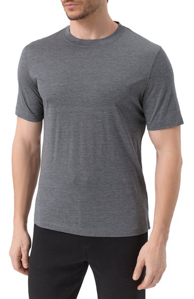 Футболка из шелка и хлопка BRUNELLO CUCINELLI, арт. MD8211308, фото 3