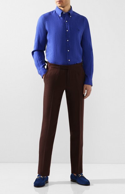 Льняная рубашка POLO RALPH LAUREN, арт. 710794141, фото 2