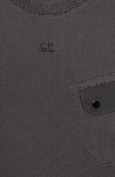 Хлопковая футболка C.P. COMPANY, арт. CUM00N/LAC02/10-14, фото 3