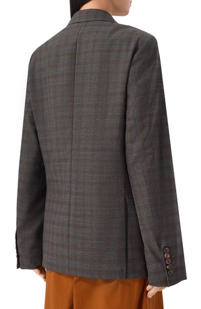 Шерстяной жакет DRIES VAN NOTEN серого цвета по цене 192500 руб., арт. 262-130401/4264, фото 4 Шерстяной жакет DRIES VAN NOTEN, арт. 262-130401/4264, фото 4