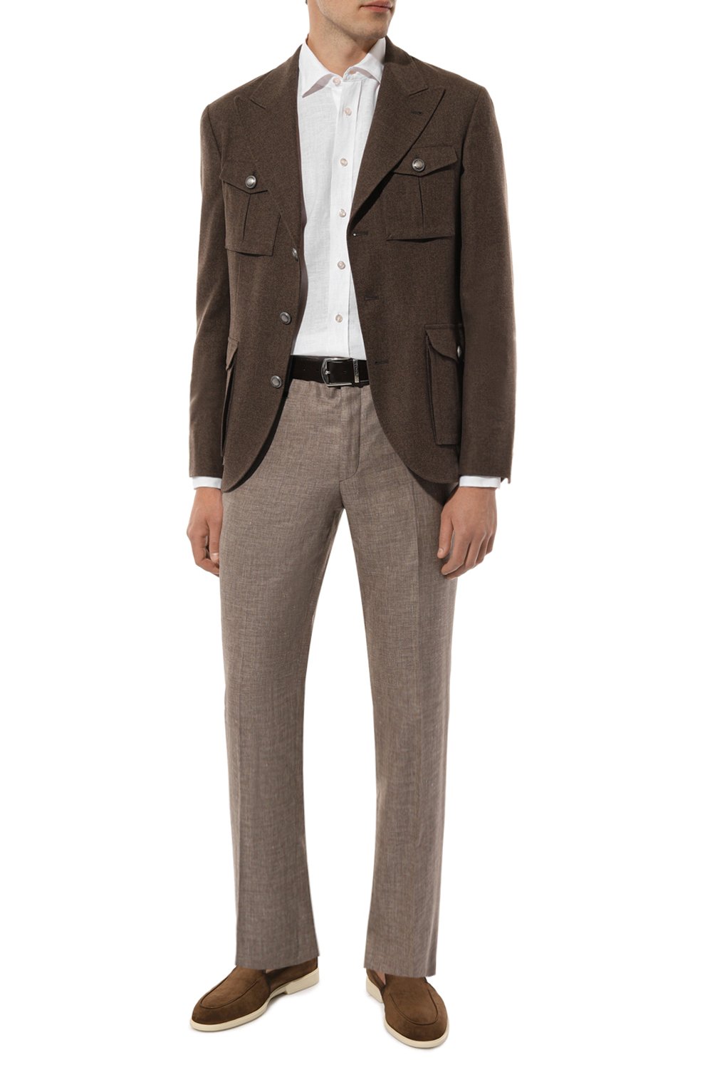 Замшевые лоферы malibu SANTONI, арт. MGAG18829TICSTZ0U60, фото 2