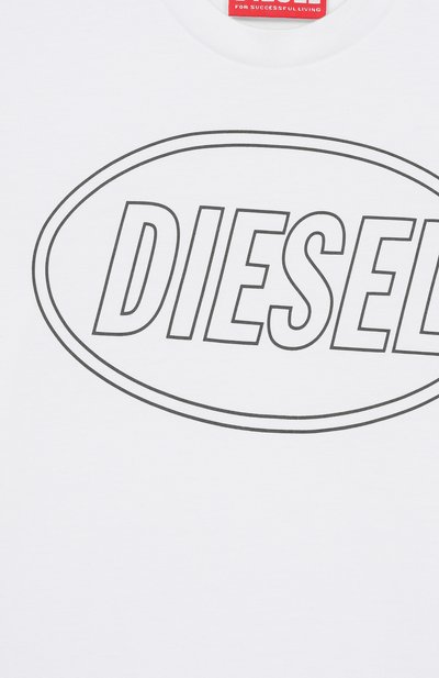 Хлопковая футболка DIESEL, арт. J02582/0GRAI, фото 3