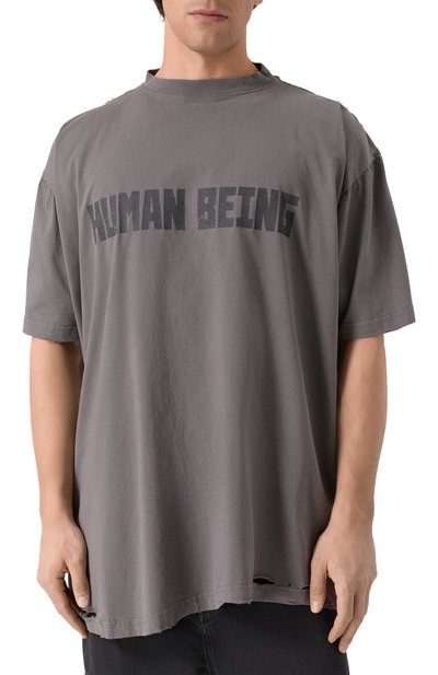 Хлопковая футболка BALENCIAGA, арт. 824285/TSVV1, фото 3