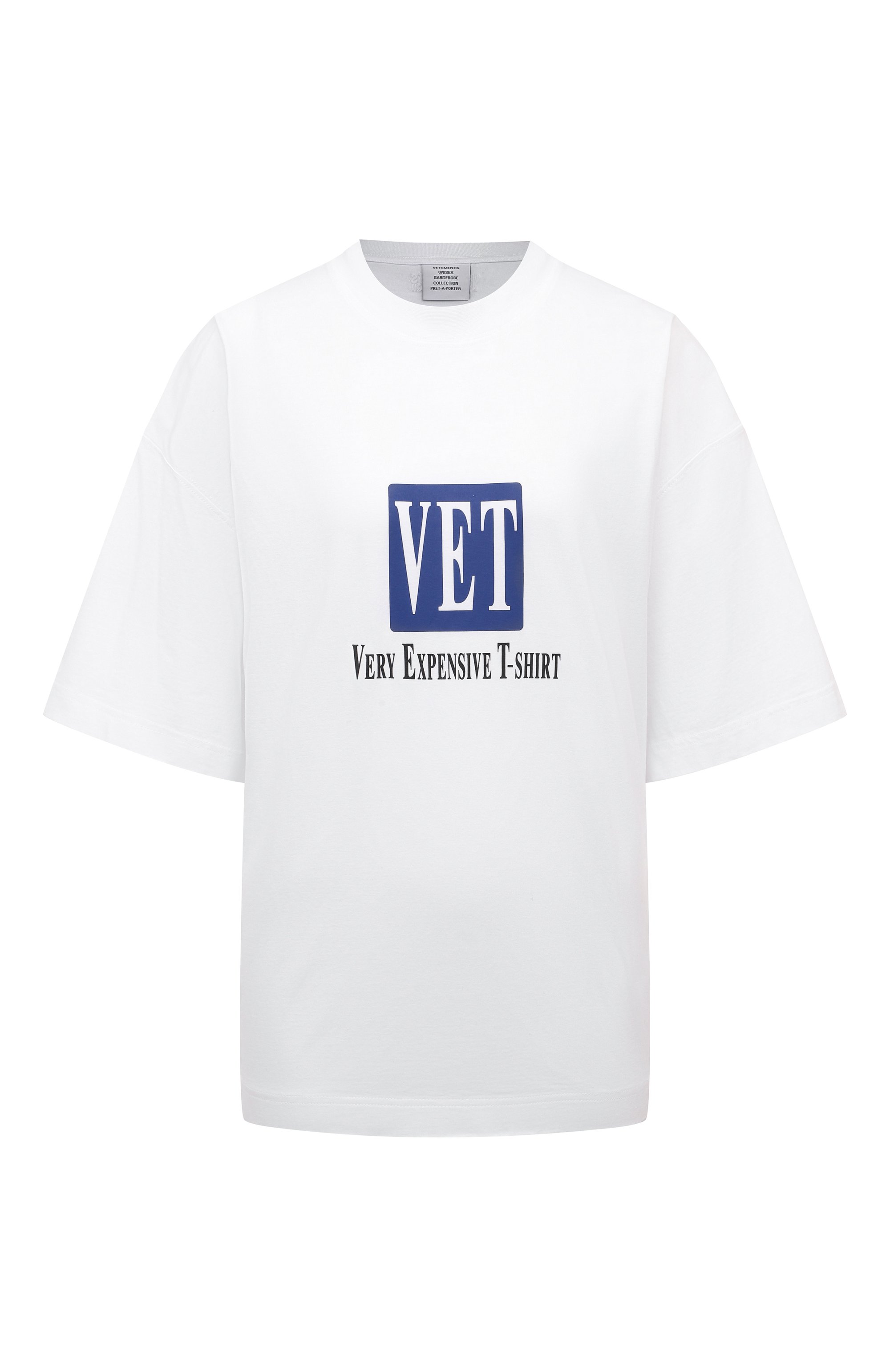 Хлопковая футболка VETEMENTS, арт. UA66TR685W, фото 1