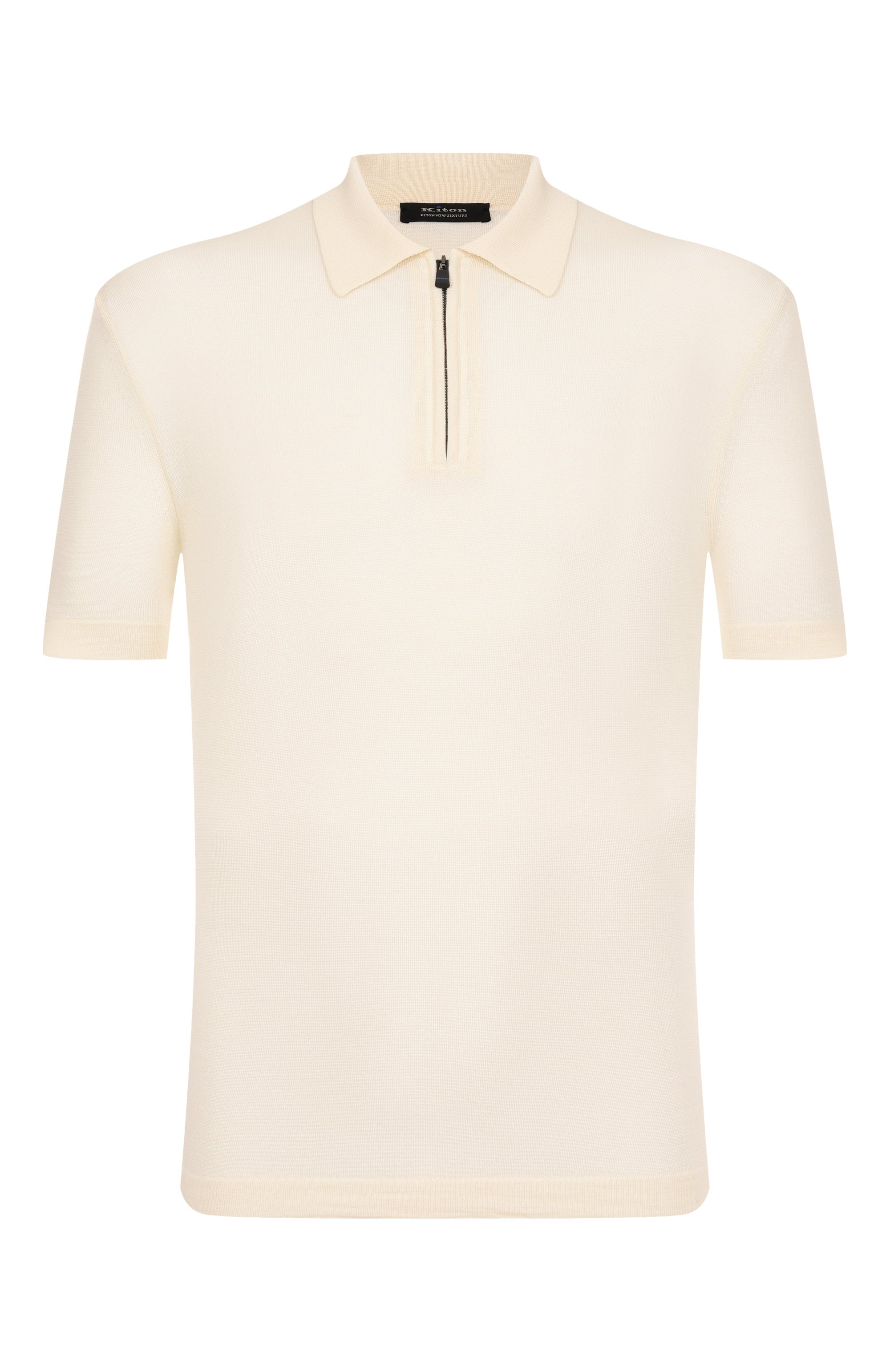 Поло из шерсти и шелка KITON, арт. UMM059201, фото 1