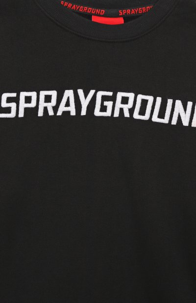 Хлопковый свитшот  SPRAYGROUND, арт. SPY1351GBLK, фото 3