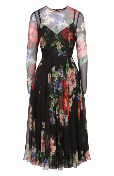 Женское шелковое платье DOLCE & GABBANA, арт. F6TUHT/IS1Y7