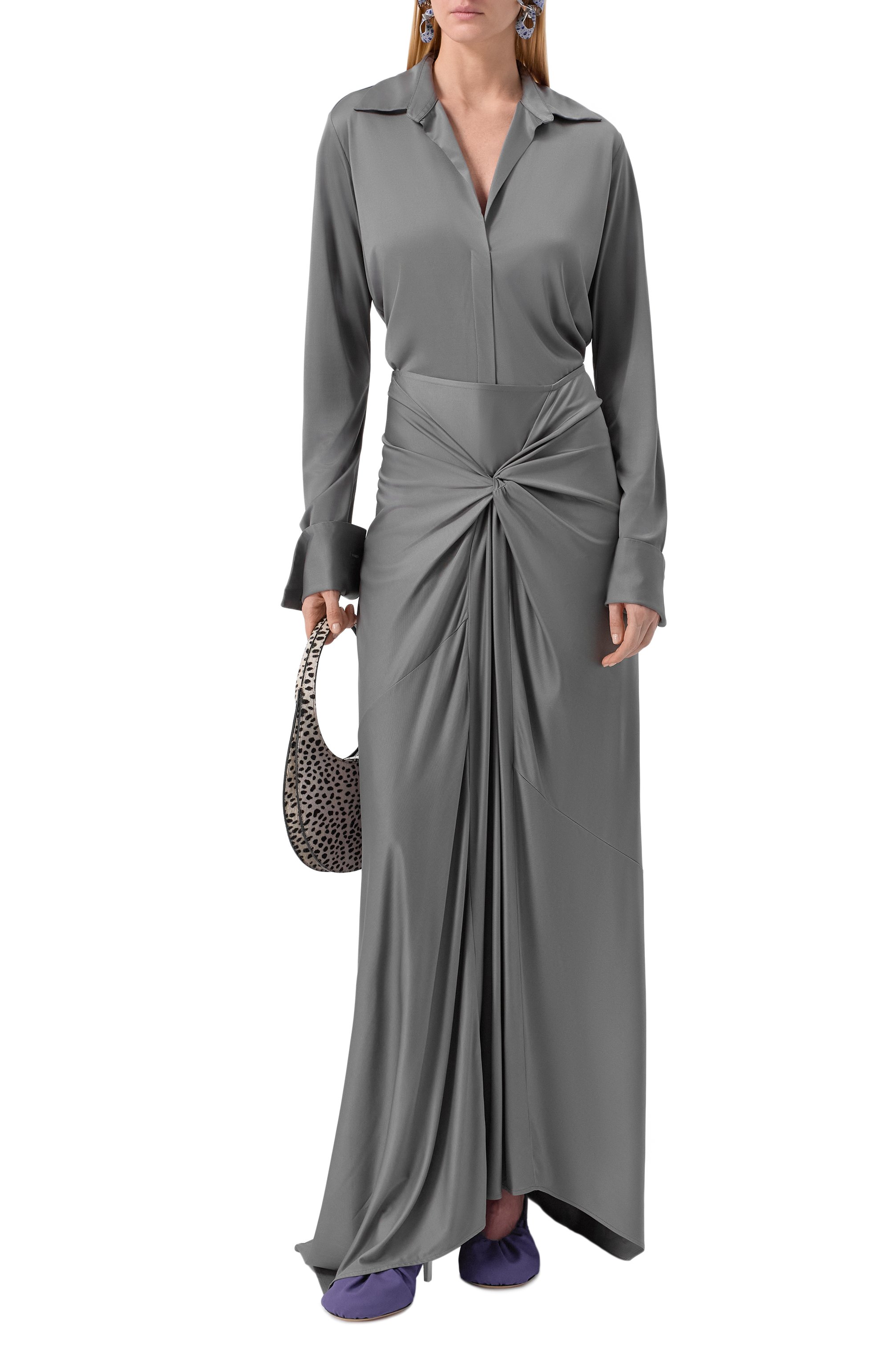 Юбка из вискозы DRIES VAN NOTEN, арт. 252-011159-2617, фото 2