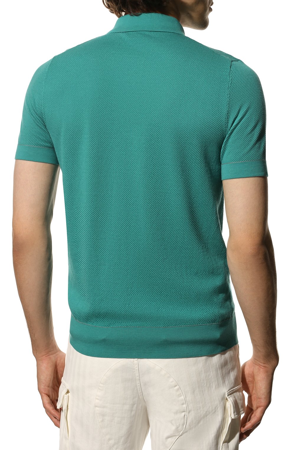 Хлопковое поло BRIONI, арт. UMR200/P0K15, фото 4