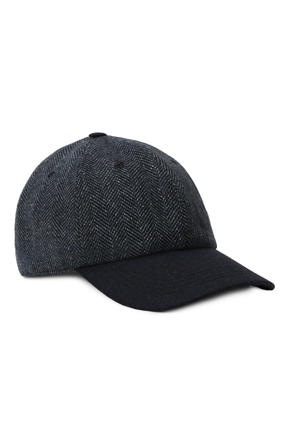 Бейсболка из шерсти и шелка BRUNELLO CUCINELLI синего цвета по цене 45500 руб., арт. MY4529939, фото 1 Бейсболка из шерсти и шелка BRUNELLO CUCINELLI, арт. MY4529939, фото 1
