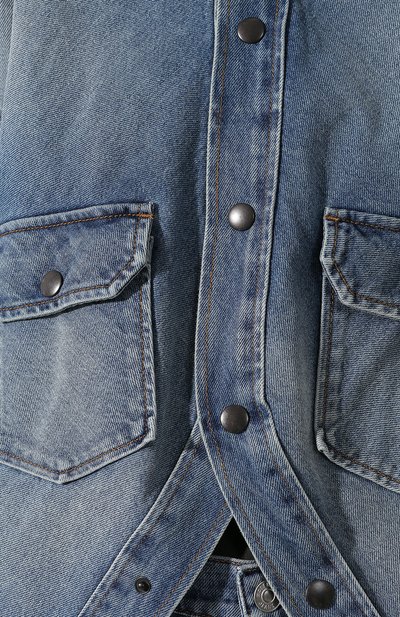 Джинсовая куртка BALENCIAGA синего цвета по цене 108500 руб., арт. 606166/TDW14, фото 5 Джинсовая куртка BALENCIAGA, арт. 606166/TDW14, фото 5