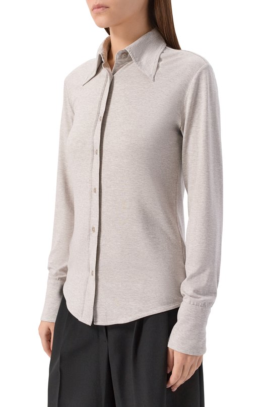 Рубашка из вискозы Aya Muse AMSS2561 Серый  AMSS2561 Фото 3