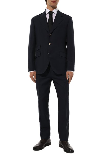 Мужской костюм из хлопка и шерсти BRUNELLO CUCINELLI, арт. MS463LDWH