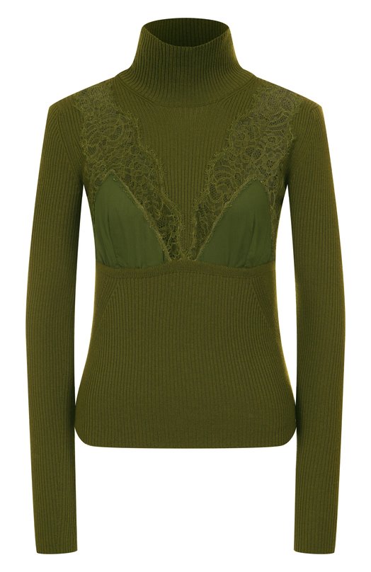 Шерстяная водолазка Blumarine 2M620A Хаки 2M620A