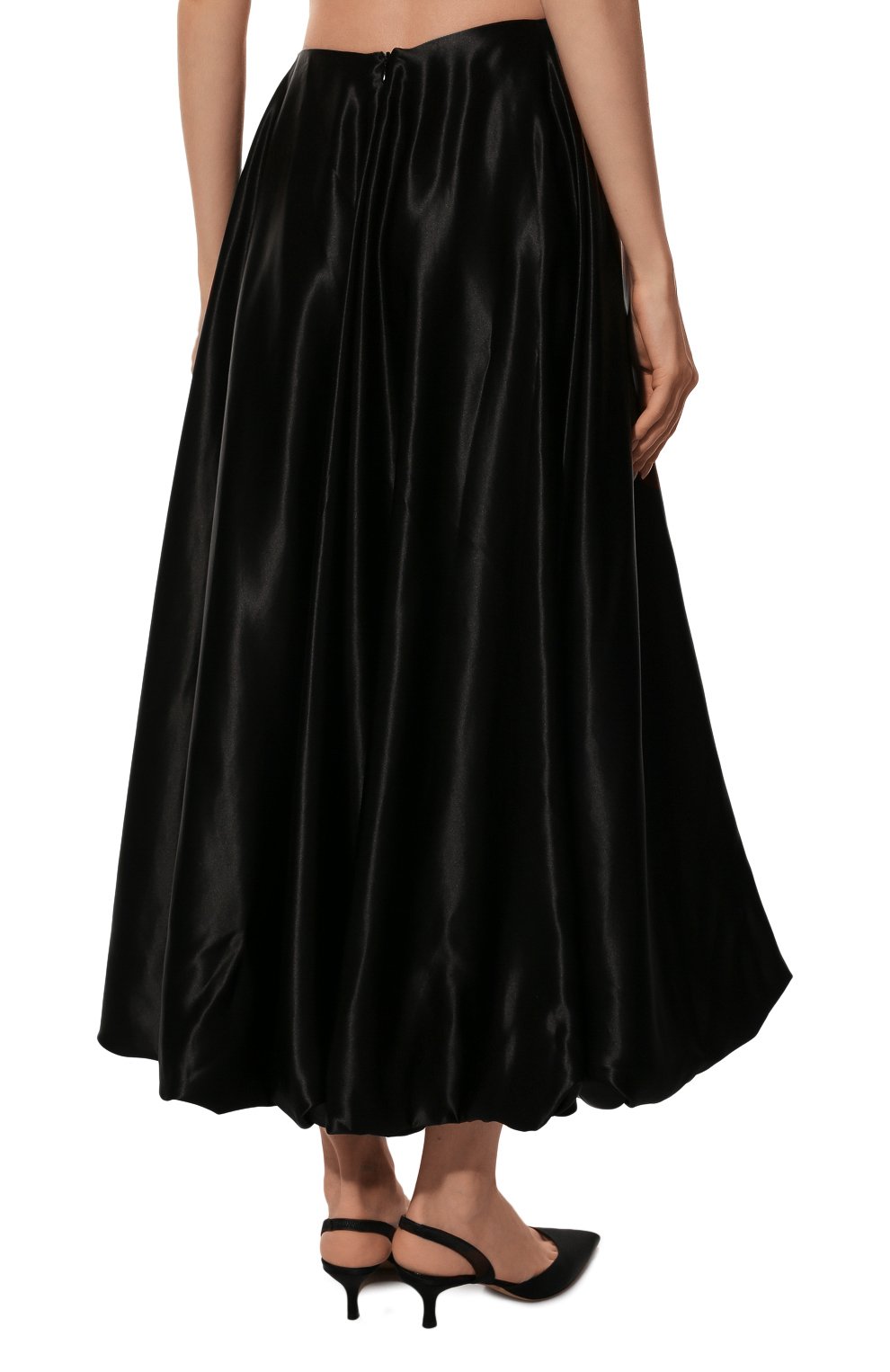 Юбка из вискозы и шелка PERVERT черного цвета по цене 60000 руб., арт. PE22/SK202/60-04, фото 4 Юбка из вискозы и шелка PERVERT, арт. PE22/SK202/60-04, фото 4