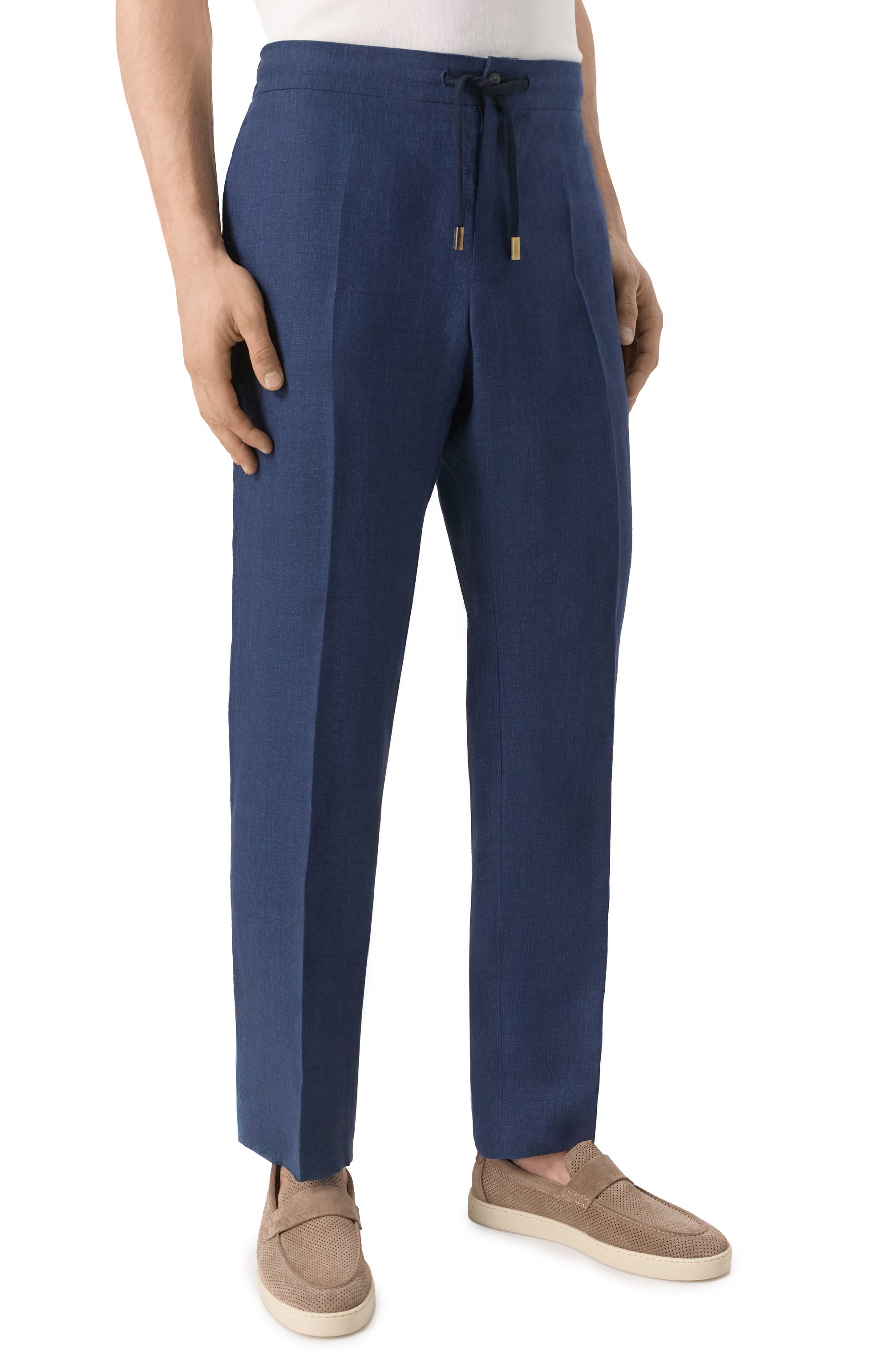 Льняные брюки CAPOBIANCO, арт. 18M810.LL00., фото 3