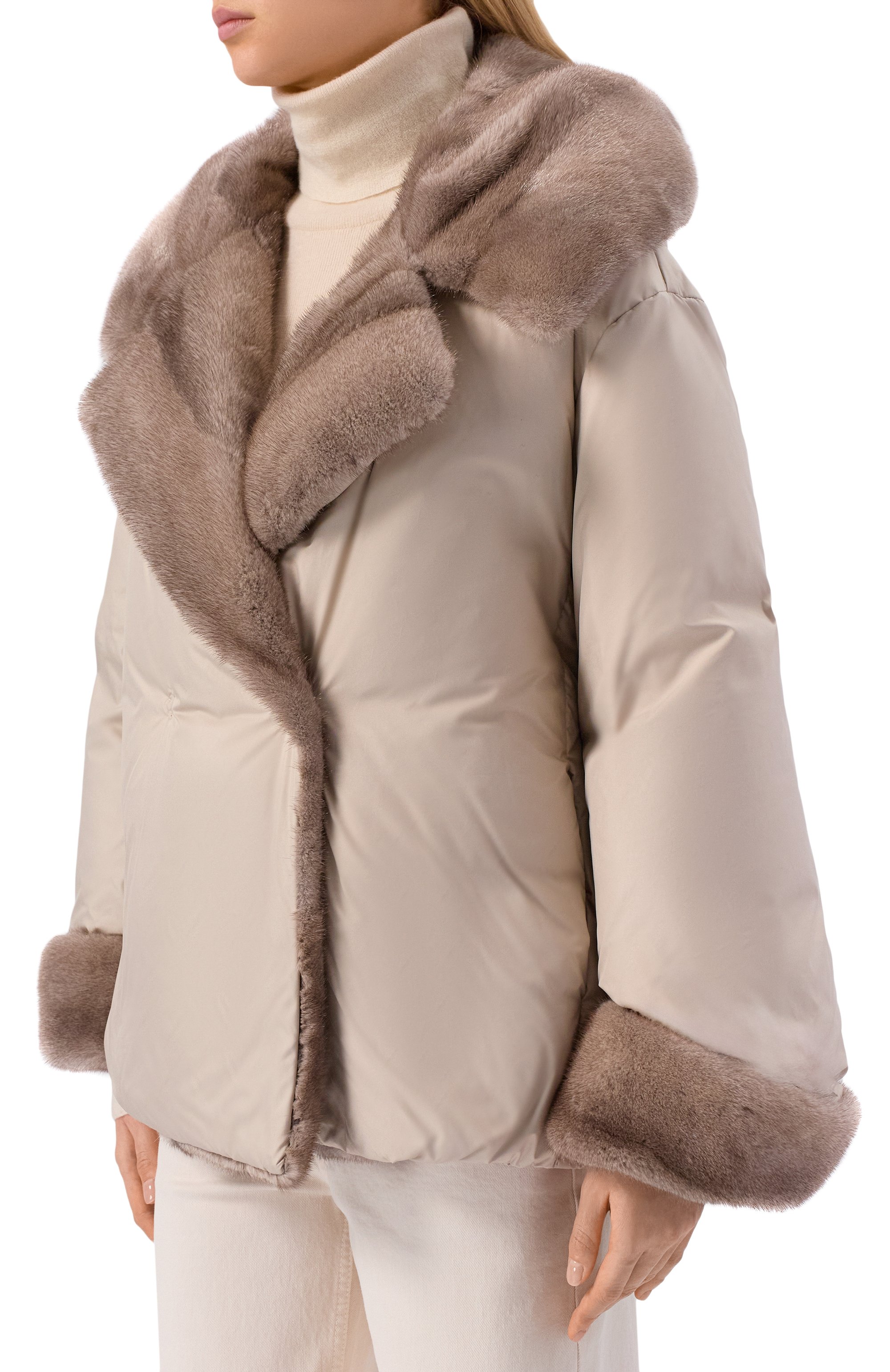 Пуховик с отделкой из норки ANTONELLI FIRENZE, арт. P3475/367C, фото 3