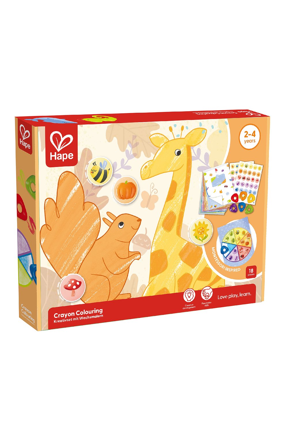 Раскраска с восковыми мелками HAPE, арт. E2004_HP, фото 1
