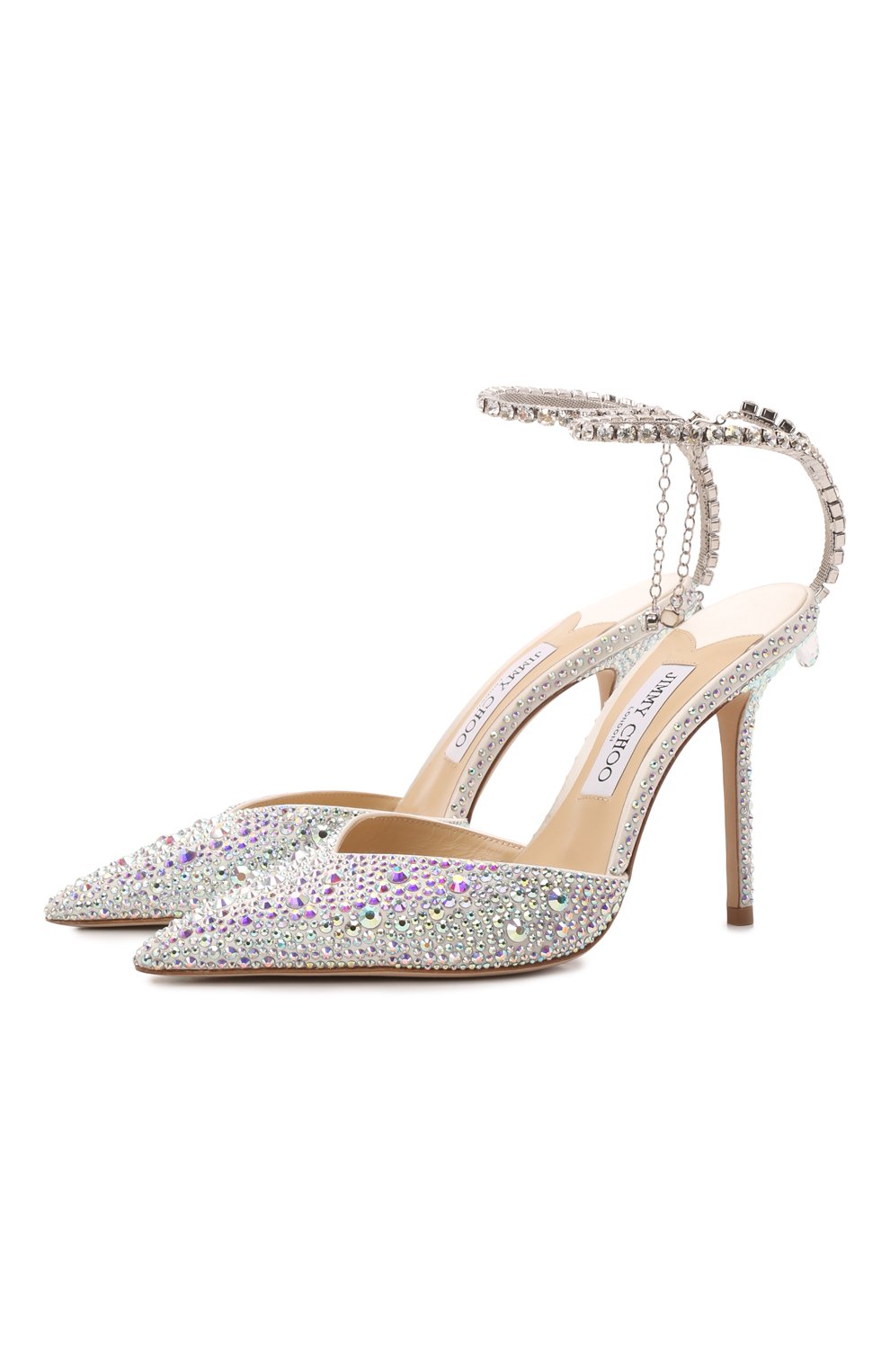 Текстильные туфли saeda 100 JIMMY CHOO, арт. SAEDA 100/BAM, фото 1