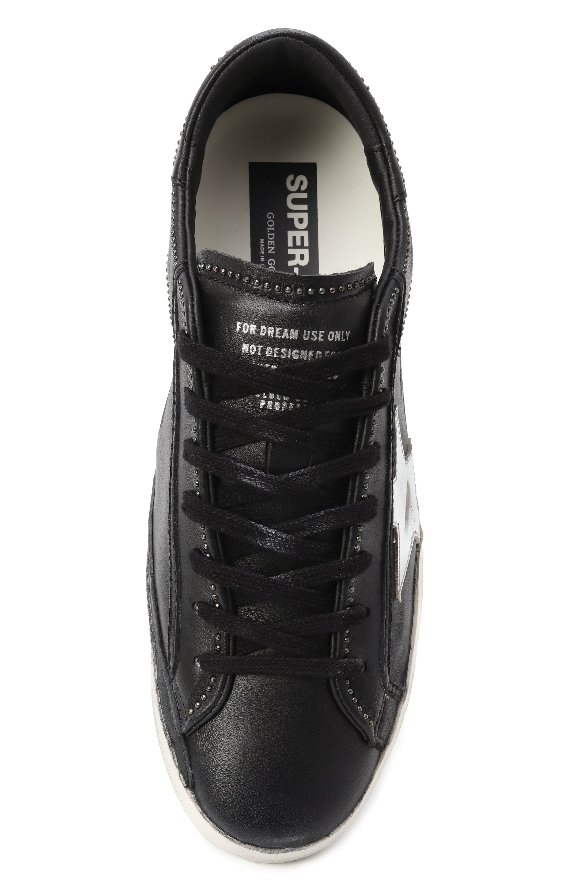 Кожаные кеды super-star GOLDEN GOOSE DELUXE BRAND, арт. GMF00101.F006896, фото 6
