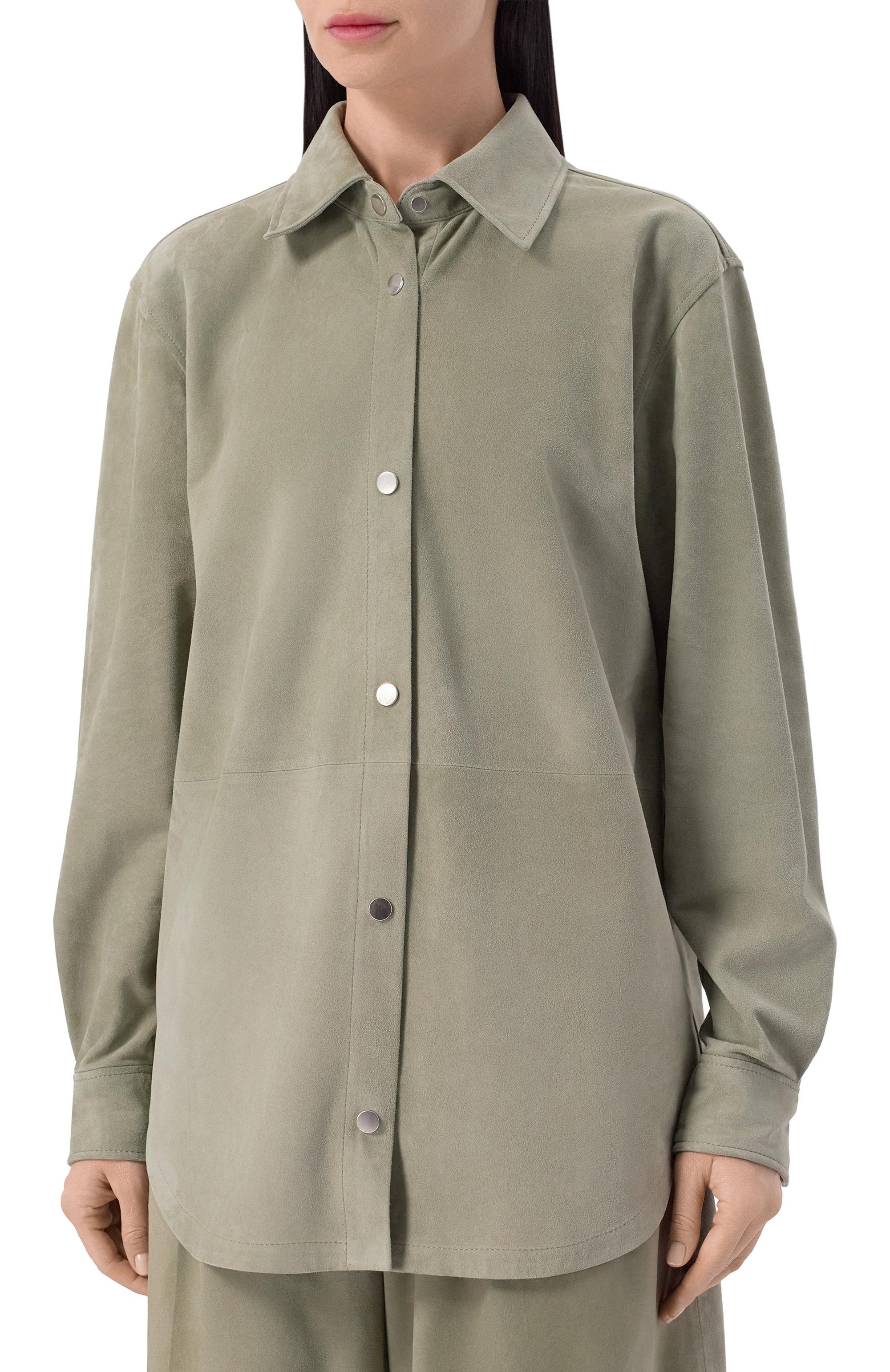 Замшевая рубашка MVST, арт. M26.2PW.L022 BIG SIZE/METIS SUEDE 0.4 MM, фото 3