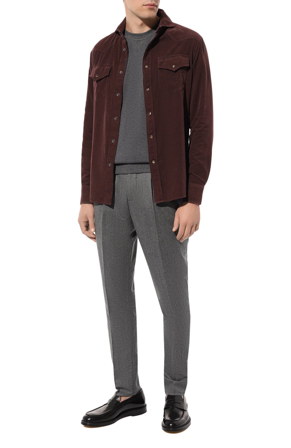 Хлопковый свитшот BRUNELLO CUCINELLI, арт. MTU143430, фото 2