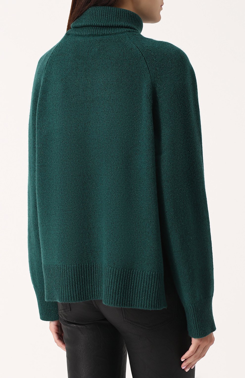 Шерстяной укороченный свитер с металлизированной нитью ZADIG AND VOLTAIRE, арт. WFMS1101F, фото 4