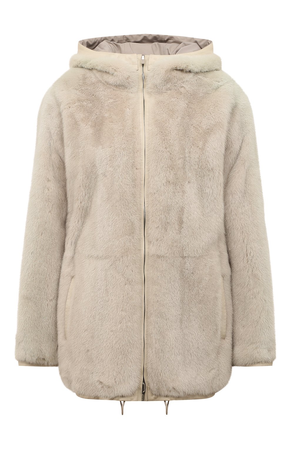 Двустор онняя шуба из меха норки LORO PIANA, арт. FAF3994, фото 1