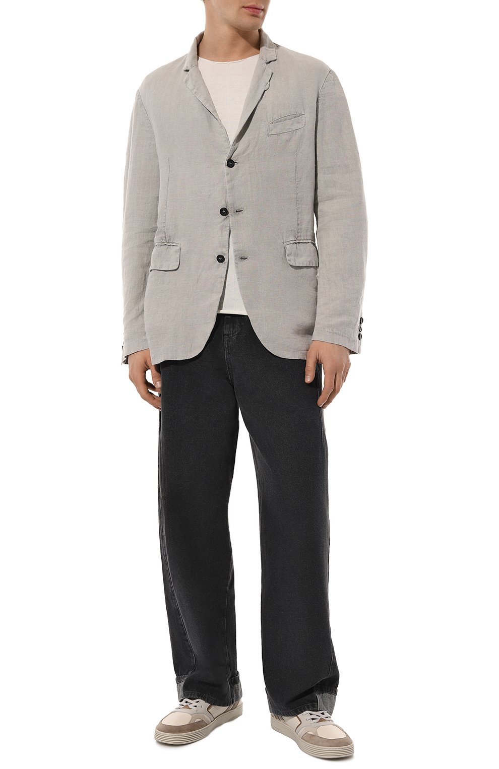 Кожаные кеды step FENDI, арт. 7E1631/A1GV, фото 2