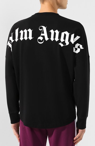 Хлопковый лонгслив PALM ANGELS, арт. PMAB001E194130021001, фото 4