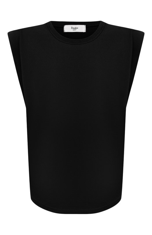 

Хлопковая футболка The Frankie Shop, Чёрный