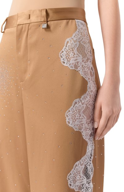 Брюки с отделкой стразами GIUSEPPE DI MORABITO, арт. 05FWPA130YC 05300A, фото 5