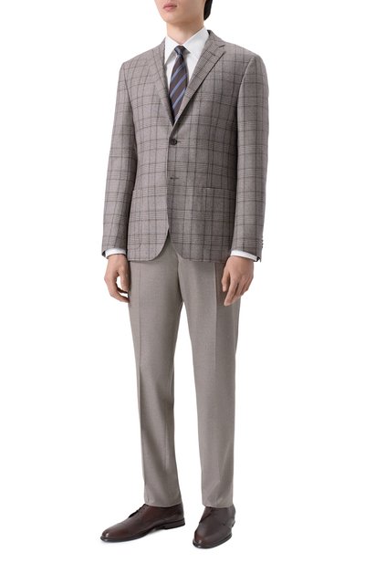 Хлопковая сорочка BRUNELLO CUCINELLI, арт. MW6040621, фото 2