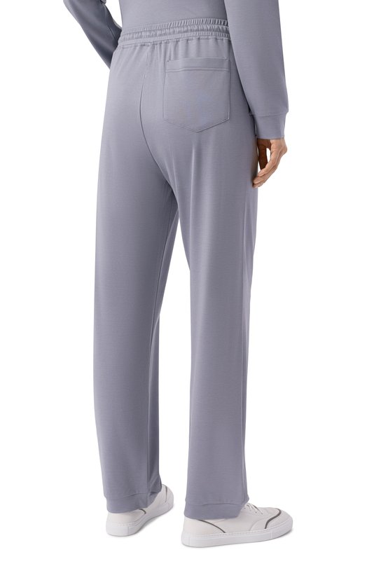 Брюки из шелка и хлопка MVST M25.2MW.T403/SC00 Серый  M25.2MW.T403/SC00 Фото 4