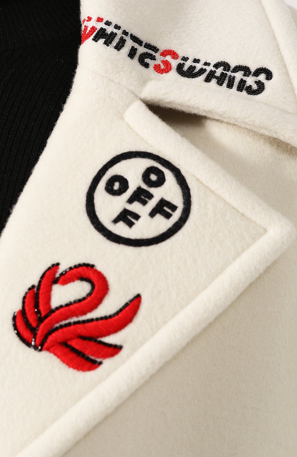 Шерстяное пальто OFF-WHITE, арт. 0WEA179E19A640820288, фото 5