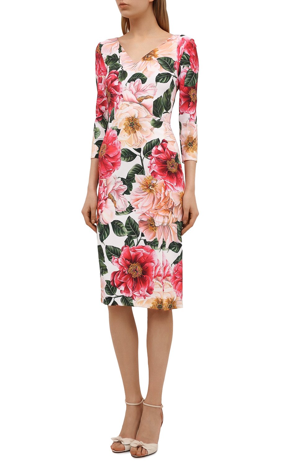 Платье из вискозы DOLCE & GABBANA, арт. F6I6QT/FSRMU, фото 3