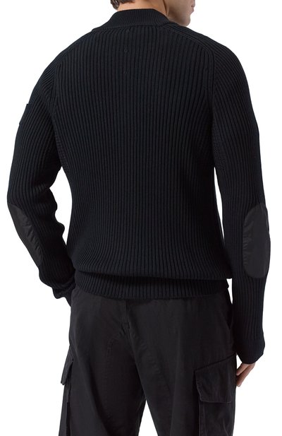 Шерстяной кардиган PREMIATA черного цвета по цене 59950 руб., арт. PMG25/W00L, фото 4 Шерстяной кардиган PREMIATA, арт. PMG25/W00L, фото 4