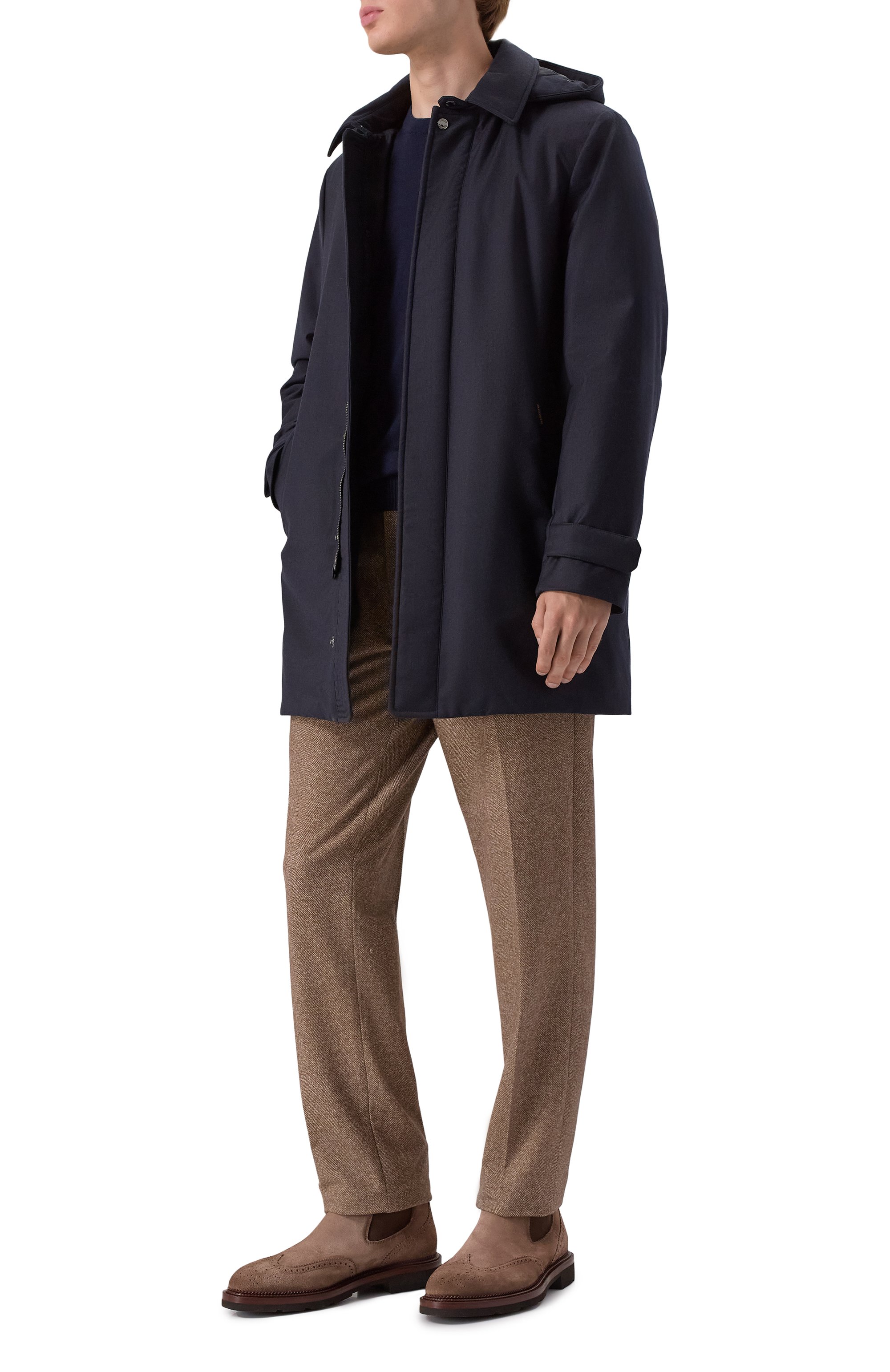 Замшевые челси colin SANTONI, арт. MCCG19116JL4GRVR, фото 2