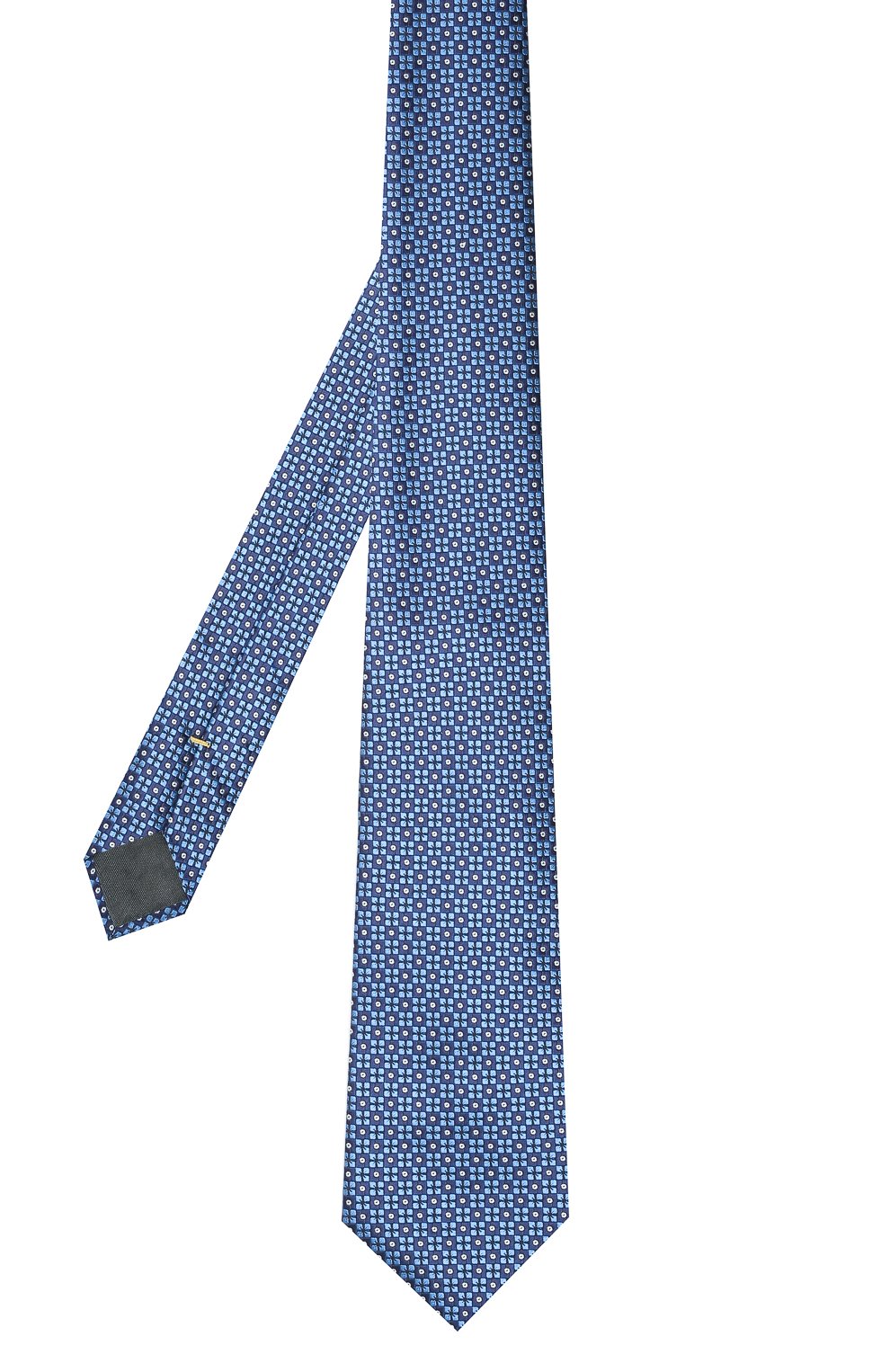 Шелковый галстук CANALI синего цвета по цене 12700 руб., арт. 18/HJ03073, фото 2 Шелковый галстук CANALI, арт. 18/HJ03073, фото 2