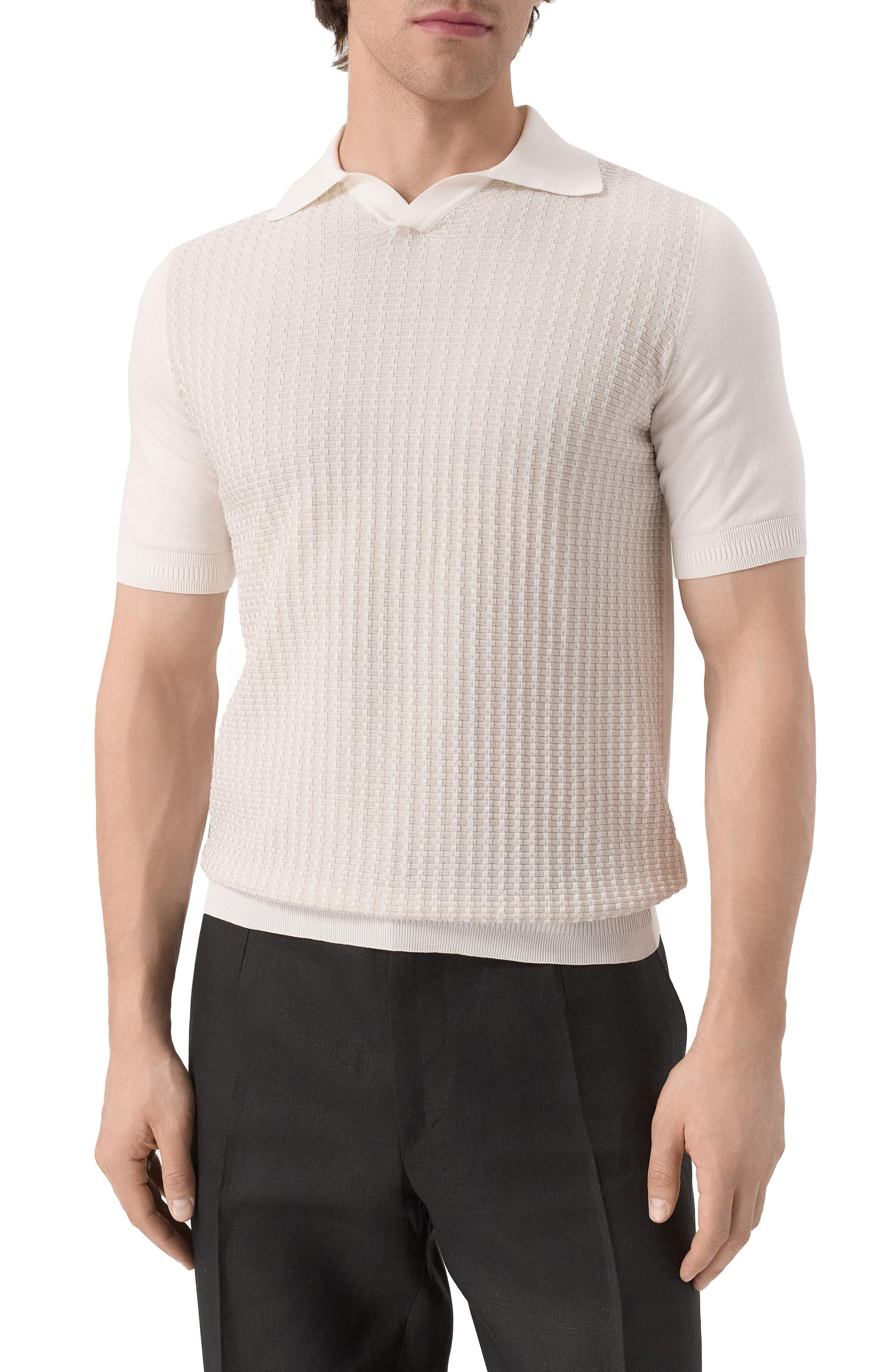 Поло из шелка и хлопка ZILLI, арт. KLP002M0145VZWE00/62, фото 3