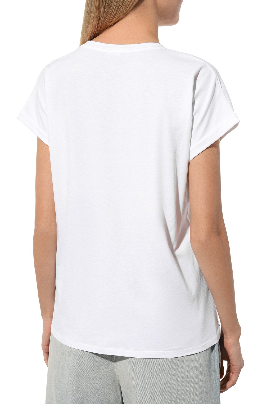 Хлопковая футболка BALMAIN, арт. VF11351B011, фото 4