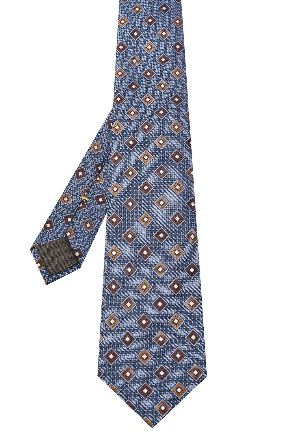 Шелковый галстук CANALI синего цвета по цене 11500 руб., арт. 18/HJ02860, фото 2 Шелковый галстук CANALI, арт. 18/HJ02860, фото 2