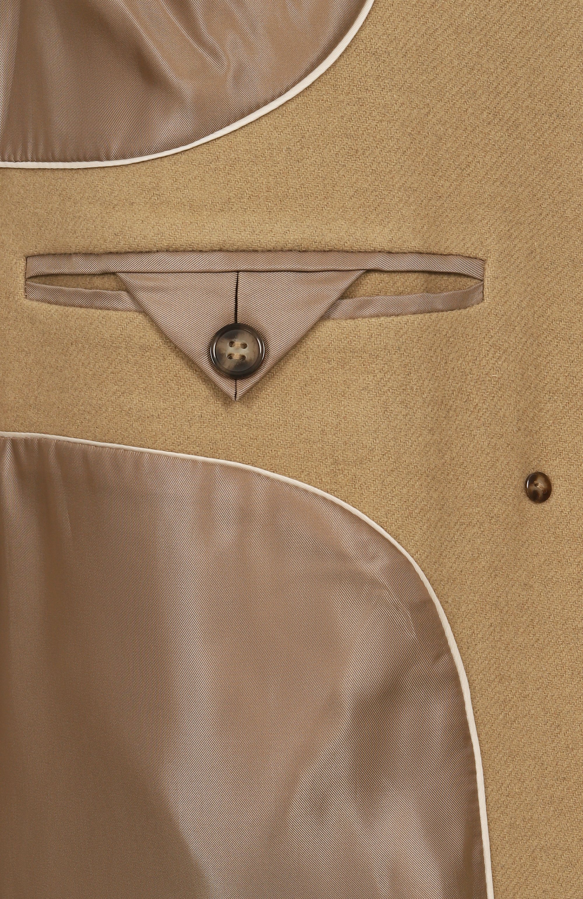 Пальто из шерсти и кашемира 12 STOREEZ бежевого цвета по цене 59000 руб., арт. 132758, фото 7 Пальто из шерсти и кашемира 12 STOREEZ, арт. 132758, фото 7