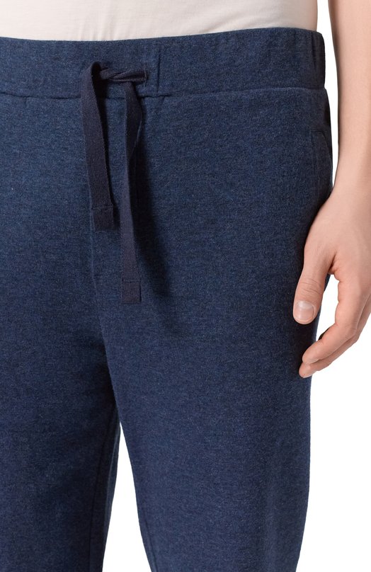 Брюки из хлопка и кашемира Andrea Campagna PANT/LB1630 Синий  PANT/LB1630 Фото 5