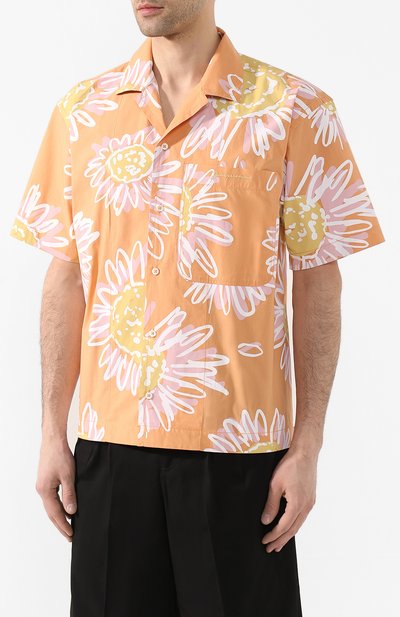 Хлопковая рубашка JACQUEMUS, арт. 205SH21/2072B, фото 3