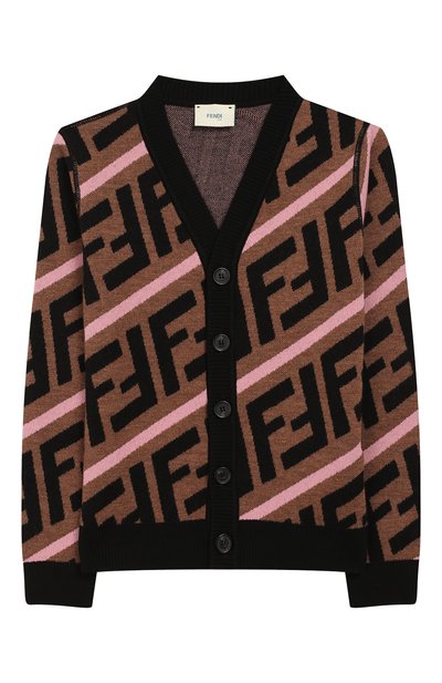 Шерстяной кардиган FENDI, арт. JFG050/A8L7/10A-12+, фото 1