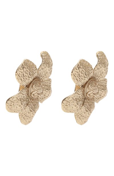 Клипсы ELIE SAAB золотого цвета по цене 38700 руб., арт. EA008S25, фото 3 Клипсы ELIE SAAB, арт. EA008S25, фото 3